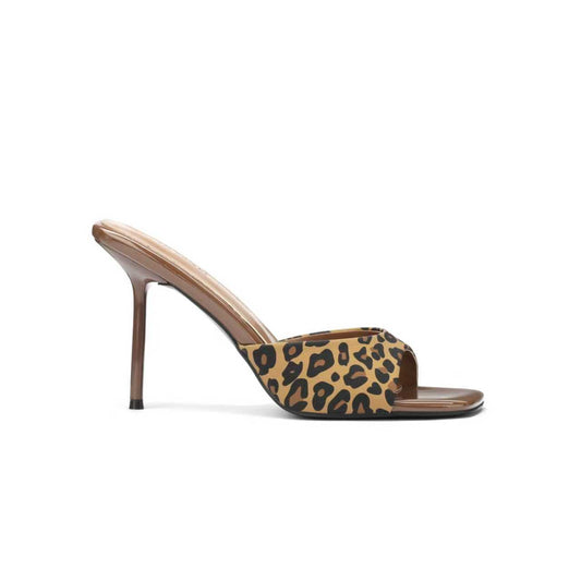 MAELLE LEOPARD PRINT MULES